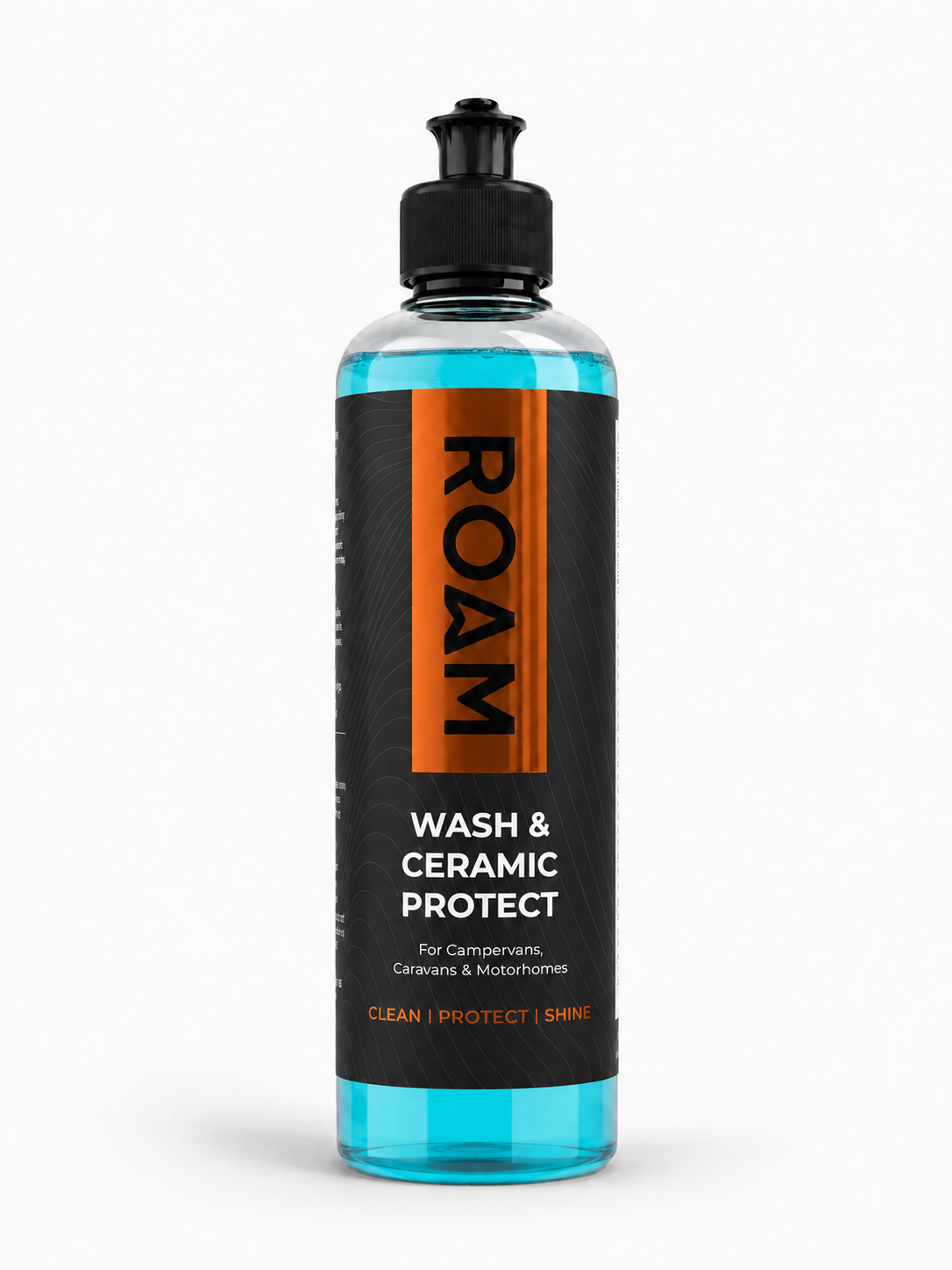 ROAM Wash & Ceramic Protect Shampoo — 500ml | SiO₂-Infused 2-in-1 Shampoo for Campervans, Caravans & Motorhomes