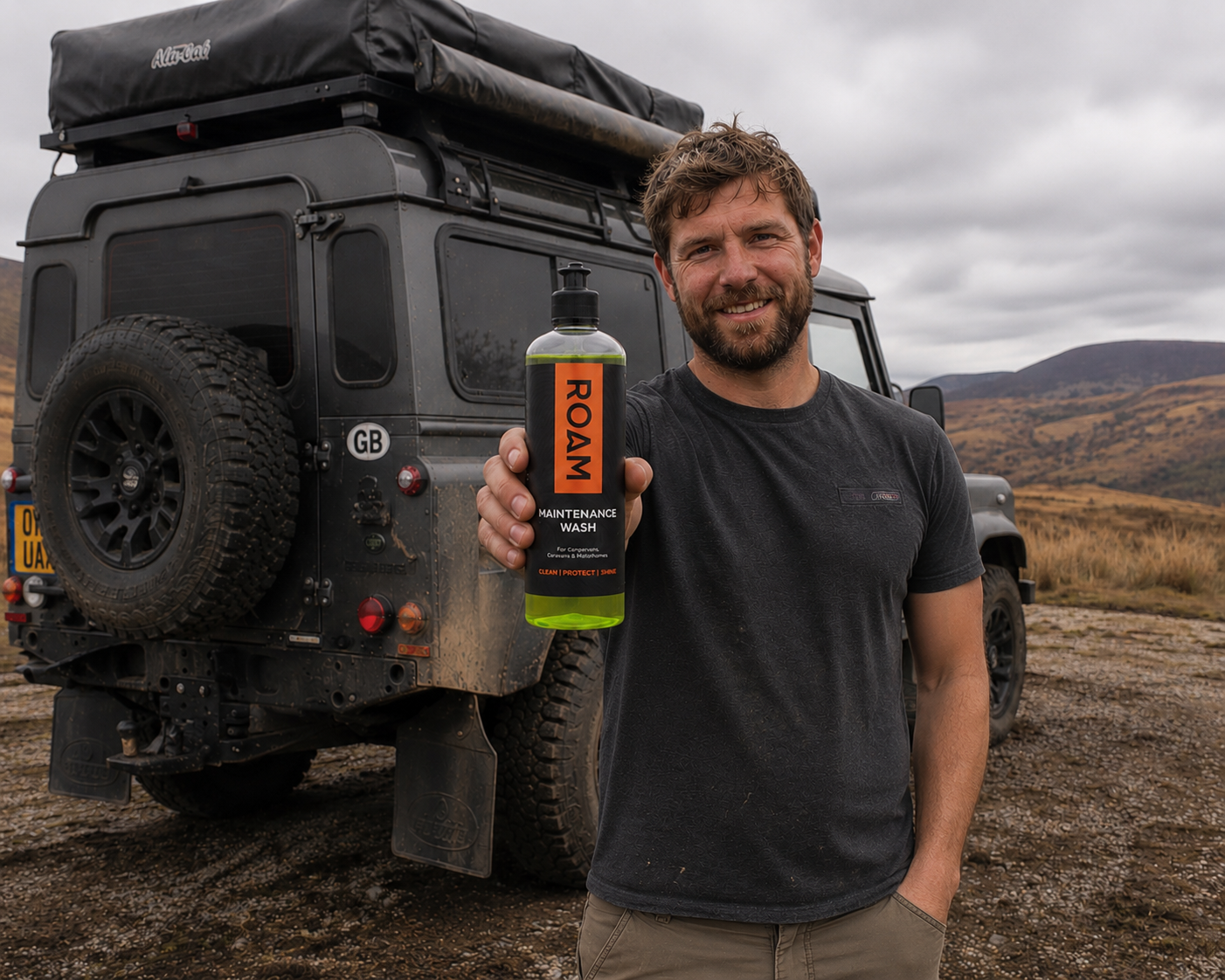 ROAM Maintenance Wash Shampoo — 500ml | pH-Neutral Campervan, Caravan & Motorhome Shampoo